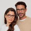 OPULIZE REY Reading Glasses - Retro Round Frame - Matt Green - Mens Womens - Spring Hinges - R56-6 - +2.50 view 3