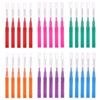 YPYMOD 30 Pcs Interdental Brushes, Teeth Cleaner, Tooth Cleaning Tool for Cleaning Gaps Between Teeth(6 Colors) view 1