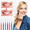 YPYMOD 30 Pcs Interdental Brushes, Teeth Cleaner, Tooth Cleaning Tool for Cleaning Gaps Between Teeth(6 Colors) view 2