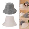 Sauna Hat For Overheating Prevention, Anti Heat Russian Cap, Grey/White(White) view 3