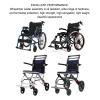 10x2in Wheelchair Caster Assembly, PU Hub, Solid Wheel, Shock Absorption for Elderly, Disabled, PVC, Stainless Steel view 2