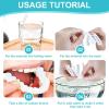 1 Pairs Clip in Instant Veneers Dentures Fake Teeth, Veneers Teeth Top and Bottom Set, Missing Tooth Replacement Kit Confident Smile Comfortable Dentures for Men and Women view 4