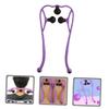 Anneome Veeloza Neck Massager for Neck Pain Relief Deep Tissue Massage Machine Manual Cervical Massager Rollers for Home Office Travel view 2