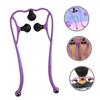 Anneome Veeloza Neck Massager for Neck Pain Relief Deep Tissue Massage Machine Manual Cervical Massager Rollers for Home Office Travel view 4
