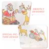 for HPLIVE 1 Roll Paper Roll Christmas Pattern Paper Prints Funny Toilet Paper Accessories for Christmas Decoration (A) view 4