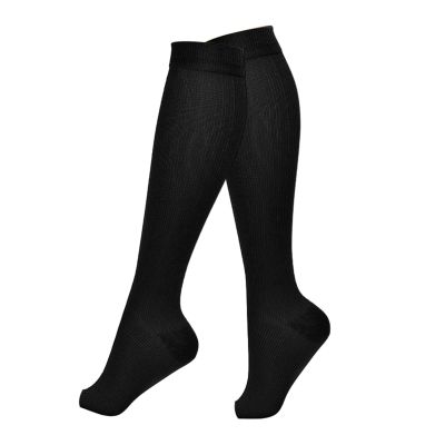 Bexdug Open Toe Compression Socks, Knee High Circulation Support Stockings, Knee High Support Stockings Compression Socks Knee High Anti Fatigue Socks