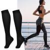 Toeless Compression Socks, Open Toe Travel Compression Socks, Open Toe Socks Knee High Support Stockings Easy Knee High Socks for Women or Men Sports view 3