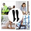 Toeless Compression Socks, Open Toe Travel Compression Socks, Open Toe Socks Knee High Support Stockings Easy Knee High Socks for Women or Men Sports view 4