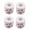 Anneome 4rolls Box of Christmas Themed Toilet Paper Xmas Pattern Toilet Tissue Dinner Napkin view 1