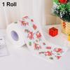 for HPLIVE 1 Roll Paper Roll with Christmas Pattern, Paper Prints, Funny Toilet Paper Accessories for Christmas Decoration (C) view 2