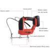 Brushless Handheld Wireless Bee Shaker, Handheld Electric Bee Shaker Infinitely Adjustable Speed Cordless Gear Electric Bee Remover for Honeybee Farm,Red-1battery view 2