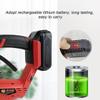Brushless Handheld Wireless Bee Shaker, Handheld Electric Bee Shaker Infinitely Adjustable Speed Cordless Gear Electric Bee Remover for Honeybee Farm,Red-1battery view 4