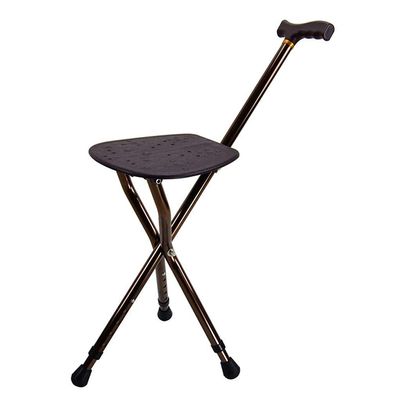 Walking Cane Seat Folding Stick Tripod Spectator Lightweight Travel Chair Adjustable For Men And Women - Mobility Seat Cane Plus Comfortable Crutches