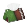 American Football Ball on Green Grass Tissue Box Cover Tissue Box Holder Tissue Box Dispenser for Facial Tissue, Napkins, Dryer Sheets view 1