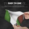 American Football Ball on Green Grass Tissue Box Cover Tissue Box Holder Tissue Box Dispenser for Facial Tissue, Napkins, Dryer Sheets view 3