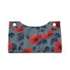 Red Flowers and Leaves Tissue Box Cover, Tissue Box Holder for Tabletop Desk, Decorative Box Covers, Accessories for Home Car Office view 2