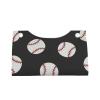 Doodle Baseball Pattern Tissue Box Cover, Tissue Box Holder for Tabletop Desk, Decorative Box Covers, Accessories for Home Car Office view 2