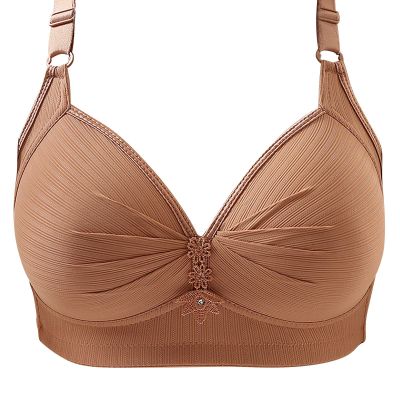 Bralette Bra Without Underwire, Large Sizes, Set of 3 Bra, Backless Push Up, Feel-Good Support, Deep V Bra, Breathable Seamless Bustiers, Top, Soft, Comfortable Bra Top, Skin-Friendly, Plain Bra,