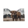 Cute Farm Cow in Fall Grassland Tissue Box Cover, Tissue Box Holder, Facial Box Cover for Storage on Bathroom Vanity, Countertop, Bedroom Dresser view 2