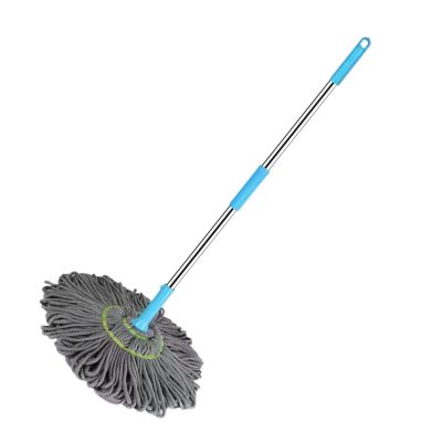 Fine Fiber Floor Mop | 2-in-1 Rotatable Adjustable Mop | 360-Degree Adjustable Hard Floor Self-Twisting Dehydrated Mop For Bathtubs