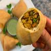 Humza's Chicken Samosa 20's 650G, Wrapped in a thin Crispy Pastry Frozen Samosa Easy Cook Crispy and Ideal Snacks for All Time (20's (Pack of 2), Chicken Samosa) view 3