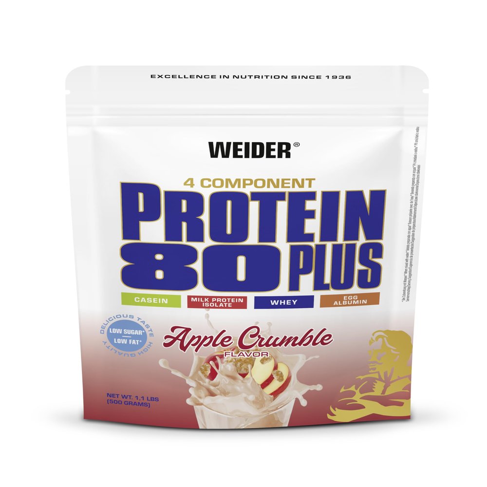 Weider Protein 80 Plus (500g) Apple Crumble - Proteins - Protein Blend