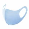 Courtieyeardceastea 3-Layer Sponge Mask Anti-dust Anti-saliva Mouth-mask Reusable Unisex Mouth Shield Blue