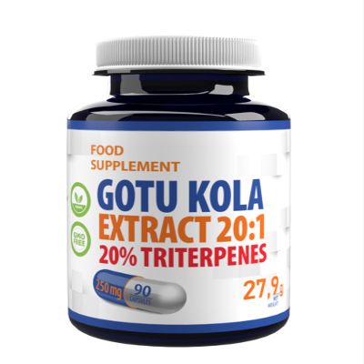 Hepatica Gotu Kola 5,000mg | 20:1 Extract (250mg) | 90 Vegan Capsules | 20% Triterpenes | High Strength Brain & Memory Support Supplement | 3rd Party Lab Tested