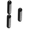 HONMEET 3pcs Beard Brush for Men Zinc Alloy Comb Sturdy Styling Tool Compact and Portable for Mustache and Beard view 1