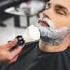 Badger Hair Shaving Brush,Shave Brush With Handle | Shave Brush With Ergonomic Handle For Valentine's Day, Father's Day, Birthdays & Grooming view 3