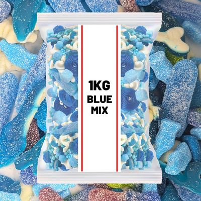 1kg BLUE Pick & Mix Sweets Selection | Perfect for Baby Showers, Gender Reveal, Birthdays, Weddings, Events & Sweet Gift Hampers | Delicious Treats by Snack Saver