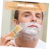 HAPINARY Beard Brush Wood Handle Mustache Brush for Men Beard Grooming Tool Facial Hair Care view 2