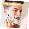 HAPINARY Beard Brush Wood Handle Mustache Brush for Men Beard Grooming Tool Facial Hair Care view 3