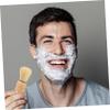 HAPINARY Beard Brush Wood Handle Mustache Brush for Men Beard Grooming Tool Facial Hair Care view 4