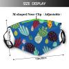 Reusable Cloth Face Mask,Botanical Cacti Plants Adult Washable Face Cover With Adjustable Earloops Nose Wire view 2