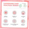 Anneome 2sets Travel Cases Portable Storage Box for Eye Care Pp Material Holder for Men Women view 2
