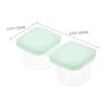Anneome 2sets Travel Cases Portable Storage Box for Eye Care Pp Material Holder for Men Women view 4
