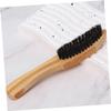 Beatifufu 2pcs Men Beard Brush Long Handle Bristle Styling Facial Brush Portable Beard Cleaning for Travel and Daily Grooming view 3