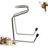 Beatifufu Mens Shaving Brush Holder Safety Stand Brush Rack for Shower Mini Easy to Install view 2