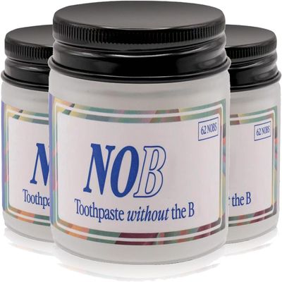 Toothpaste Tablets No Bs, Nano Hydroxyapatite Toothpaste Tablets, Natural Paste Tabs, Remineralizing Toothpaste, Fluoride-Free, 2024 New Chewable Toothpaste Tablets, Eco & Travel Friendly (3)