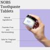 Toothpaste Tablets No Bs, Nano Hydroxyapatite Toothpaste Tablets, Natural Paste Tabs, Remineralizing Toothpaste, Fluoride-Free, 2024 New Chewable Toothpaste Tablets, Eco & Travel Friendly (3) view 3