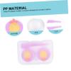 Anneome 5pcs Cosmetic Cases Contacts Eye Box Small Portable Storage Box for Contacts Lenses view 2