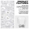 ZJIVQO 10pcs Magnetic Anti Snore Nose Clip Silicone Anti Snore Devices with Box Reusable Anti Snoring Stopper for Removal of Noise While Sleeping Comfortable Sleep Better Breathing view 3