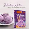 BAKERS Classic & Delightful Blueberry Ice Cream Powder, Easy to Make No Sugar Needed Perfect Dessert Mix - 100g (Pack Of 1) view 4