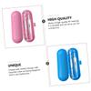 Anneome 3pcs Electric Toothbrush Travel Box Set Portable Toothbrush Protective Case Holder Suitable for Travel and Daily Storage Sturdy Plastic Material view 4