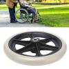 8 Inch Rubber Walker Wheels With 40mm Pitch Hole Enigma Wheelchair Replacement Pair Kaye Rollator Spare Parts Durable PU Caster For Mobility Aids view 2