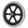 8 Inch Rubber Walker Wheels With 40mm Pitch Hole Enigma Wheelchair Replacement Pair Kaye Rollator Spare Parts Durable PU Caster For Mobility Aids view 3