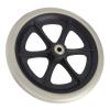 8 Inch Rubber Walker Wheels With 40mm Pitch Hole Enigma Wheelchair Replacement Pair Kaye Rollator Spare Parts Durable PU Caster For Mobility Aids view 4