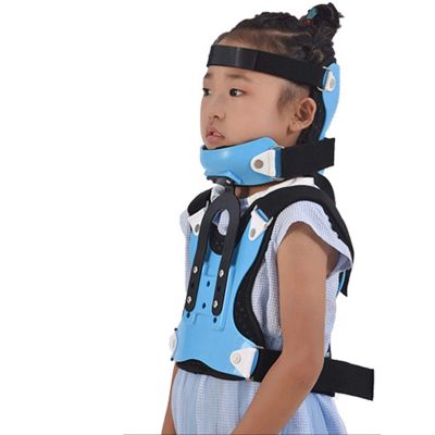 CASEGO Cervical Thoracic Corrector, Adjustable Neck Chest Orthosis Cervical Thoracic Halo Brace Lumbar, Neck
