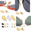 JNHGSHUAISDF Glasses nose pads Eye Glasses Nose Pads,Silicone Nose Cushions,1 Pair Eyeglass Sunglass Glasses Nose Pads Comfort view 2